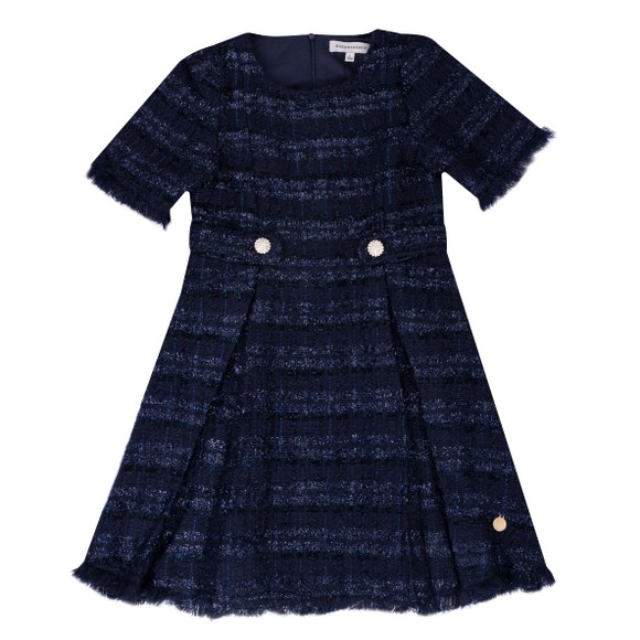 BCBG Girls Blue Tweed Dress main image