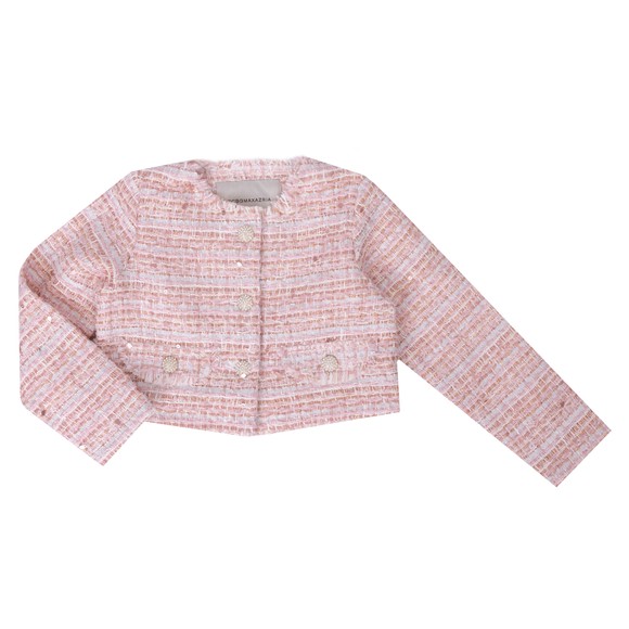 BCBG Girls Pink Tweed Jacket main image