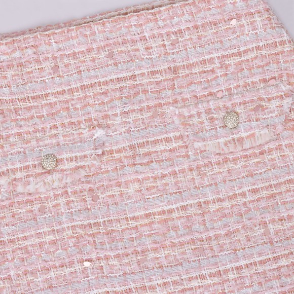 BCBG Girls Pink Tweed Skirt main image