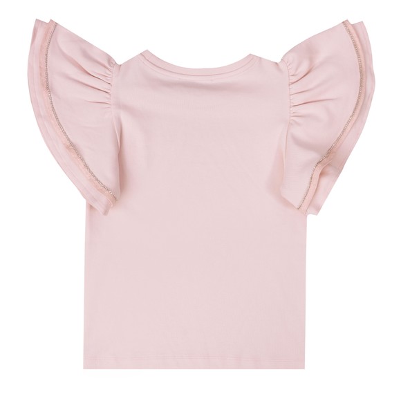 BCBG Girls Pink Ruffle Sleeve T Shirt main image