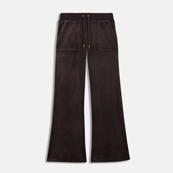 Juicy Couture Womens Brown Layla Gold Low Rise Pocket Jogger main image
