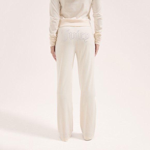 Juicy Couture Womens Off-White Tina Outline Track Pant main image
