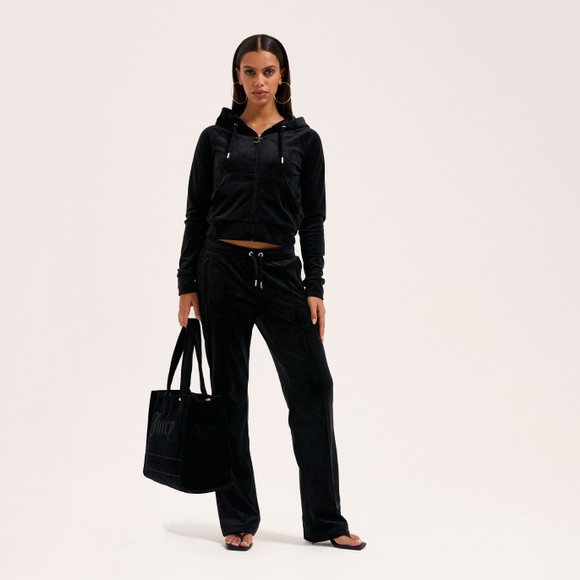 Juicy Couture Womens Black Tina Outline Track Pant main image