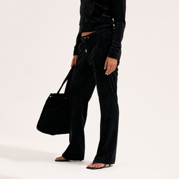 Juicy Couture Womens Black Tina Outline Track Pant main image