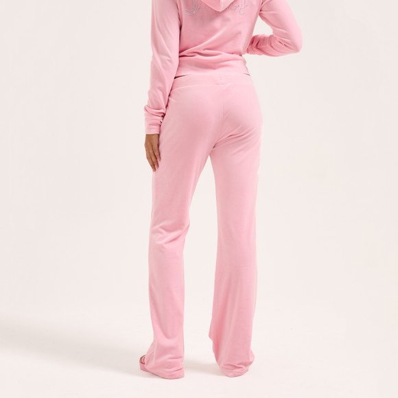 Juicy Couture Womens Pink Christine Classic Outline Low Rise Track Pant main image