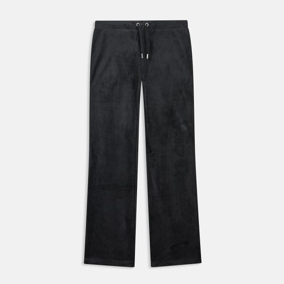 Juicy Couture Womens Black Christine Classic Outline Low Rise Track Pant main image