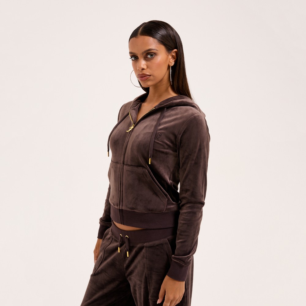 Juicy Couture Robertson Gold Hoody | Oxygen Clothing
