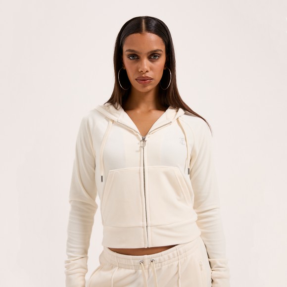 Juicy Couture Womens Off-White Madison Outline Hoodie main image
