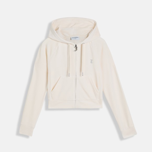 Juicy Couture Womens Off-White Madison Outline Hoodie main image