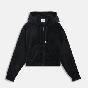 Iccle Outline Oversized Cropped Hoodie