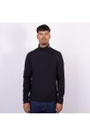 Sergio Tacchini Mens Black Edward Roll Neck Top