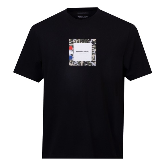 Marshall Artist Mens Black Adored Box Logo T-Shirt main image