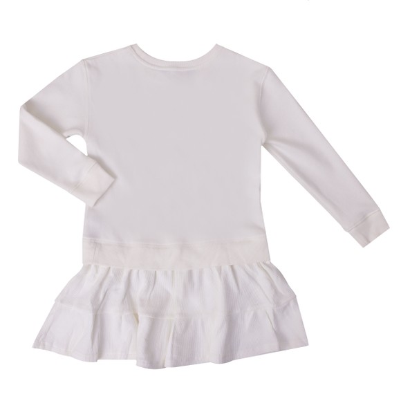 Polo Bear By Ralph Lauren Girls Off-White Fleece Dress main image