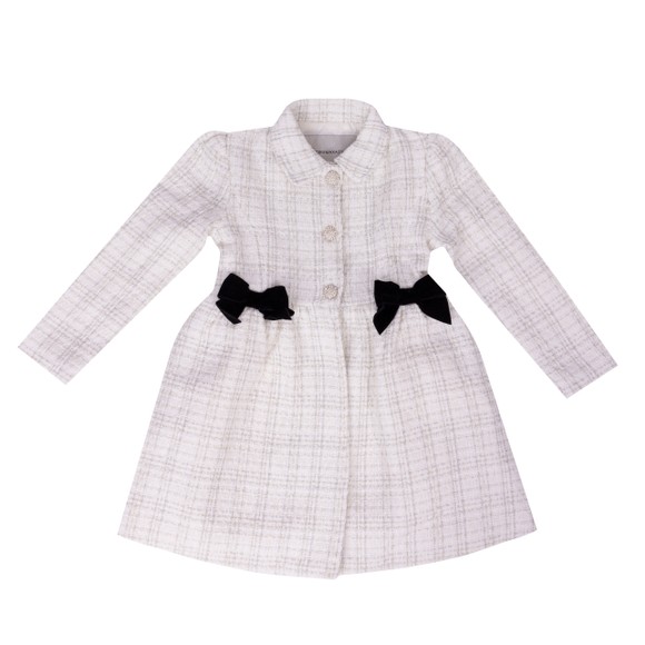 BCBG Girls Off-White Tweed Coat main image