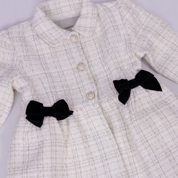 BCBG Girls Off-White Tweed Coat main image