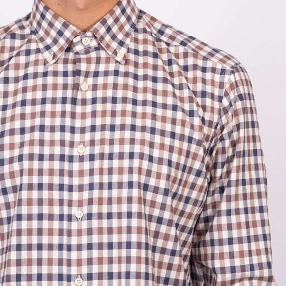 Aquascutum Mens Blue Iconic Shirt main image