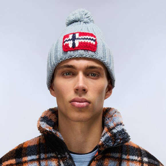 Napapijri Mens Blue Semiury 5 Knitted Hat main image