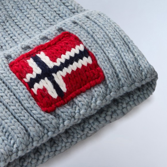 Napapijri Mens Blue Semiury 5 Knitted Hat main image