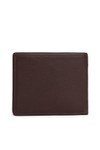 Tommy Hilfiger Mens Brown Corporate Leather Flap Bifold Wallet