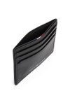 Tommy Hilfiger Mens Black Corporate Leather Card Holder