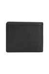 Tommy Hilfiger Mens Black Corporate Leather Bifold Wallet