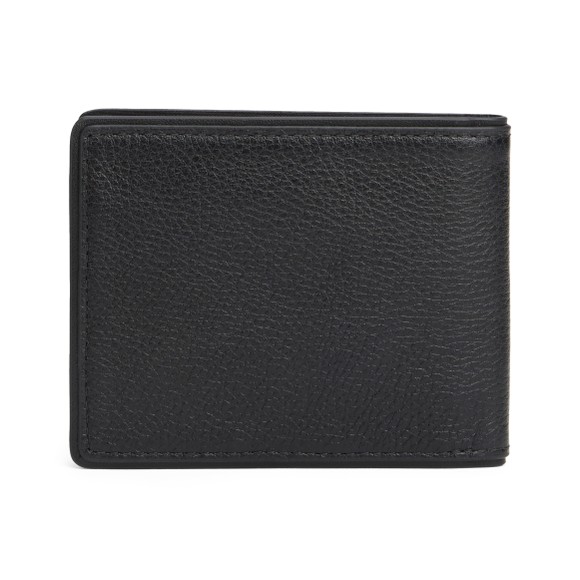 Tommy Hilfiger Mens Black Corporate Leather Bifold Wallet main image