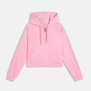 Iccle Outline Oversized Cropped Hoodie