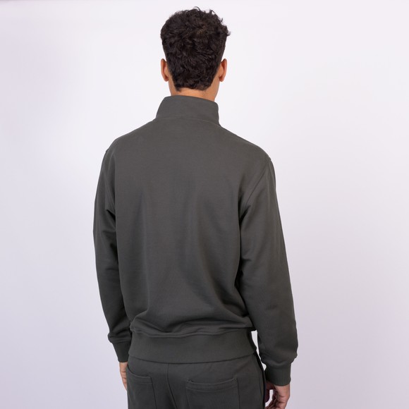 Moose Knuckles Mens Grey Hartsfield 1/4 Zip Sweatshirt main image