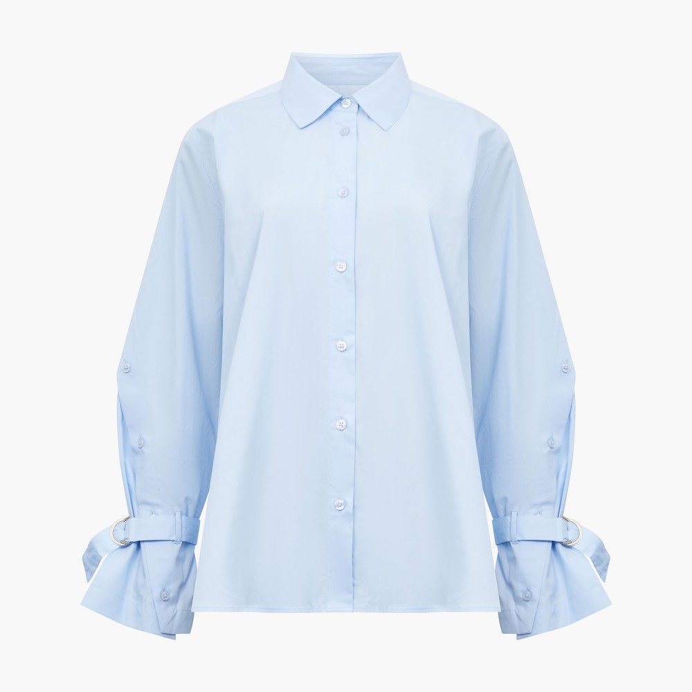 Cambria Longline Side Slit Shirt