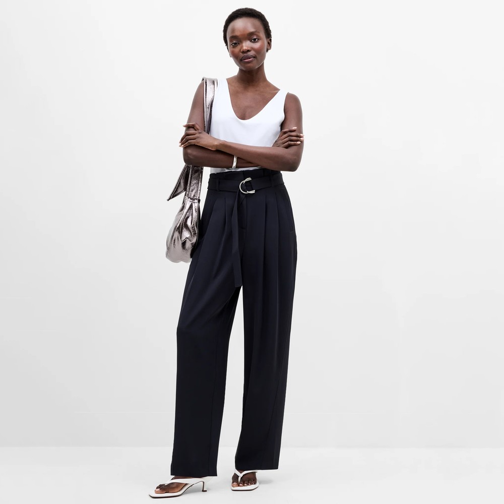 Vinnie D.Ring Belted Trouser