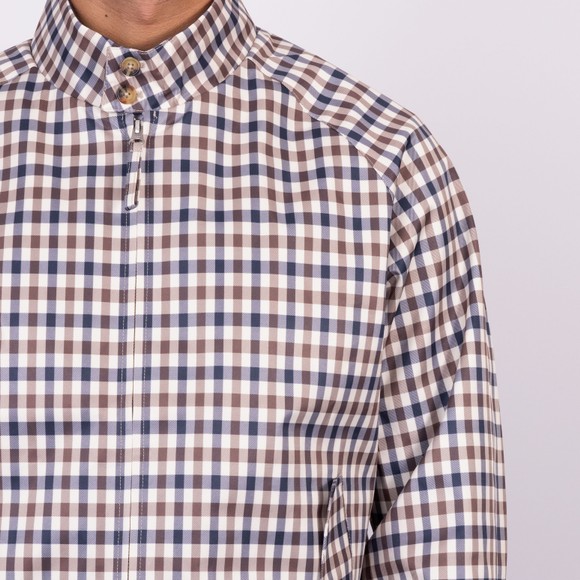 Aquascutum Mens Blue Archival Harrington Jacket main image