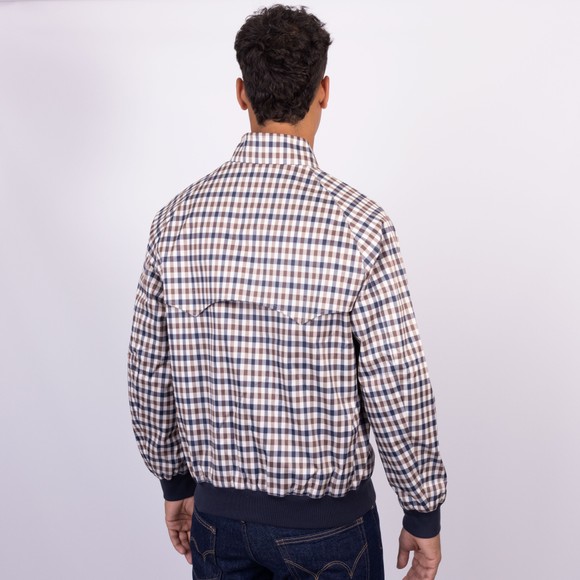 Aquascutum Mens Blue Archival Harrington Jacket main image