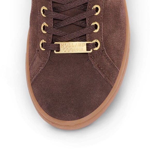 Holland Cooper Womens Brown Knightsbridge Court Trainer main image