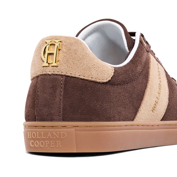 Holland Cooper Womens Brown Knightsbridge Court Trainer main image