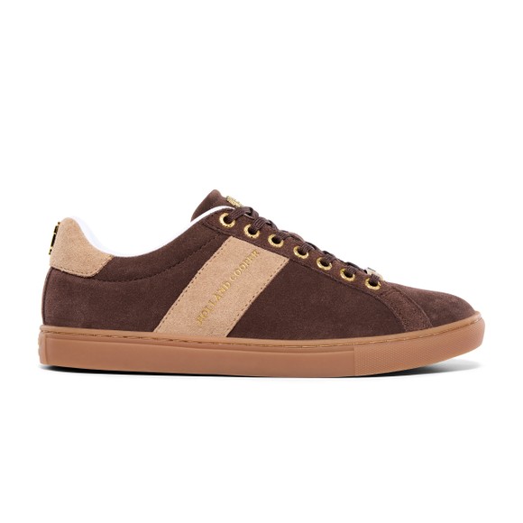 Holland Cooper Womens Brown Knightsbridge Court Trainer main image
