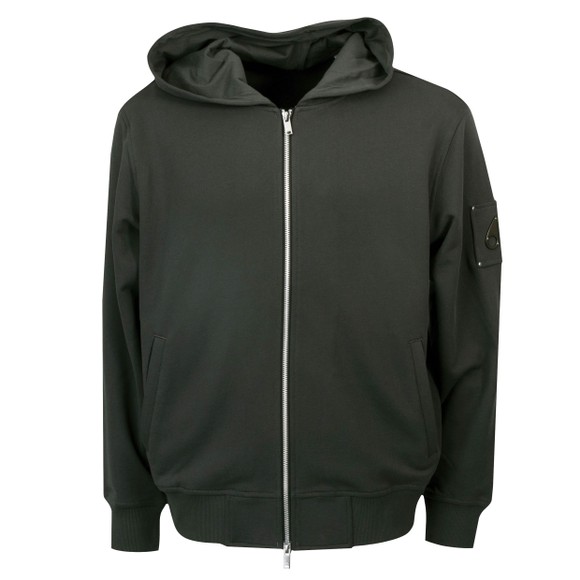 Moose Knuckles Mens Grey Hartsfield Full-Zip Sweatshirt main image