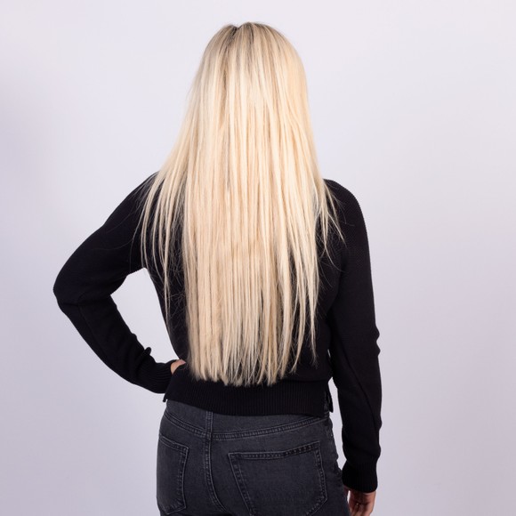French Connection Womens Black Lily Mozart Crew Jumper main image