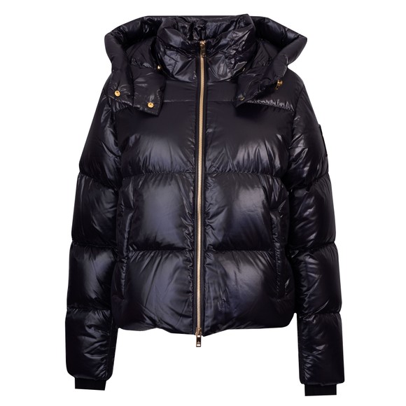 Moose Knuckles Womens Black Moonstone Gold Jacket main image