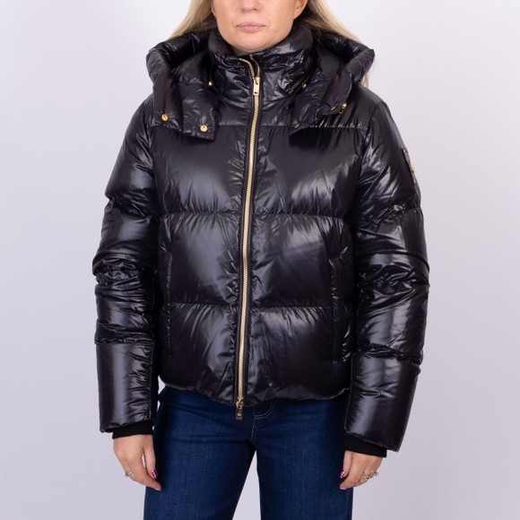 Moose Knuckles Womens Black Moonstone Gold Jacket main image