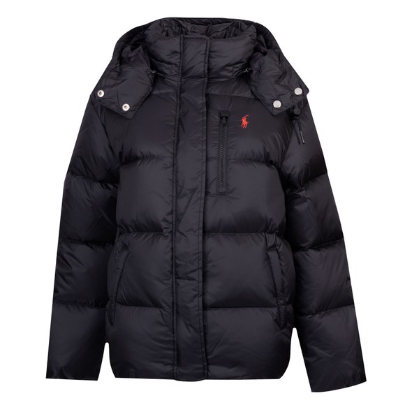 Polo Ralph Lauren Womens Black Water Repellent Quilted Down Jacket main image