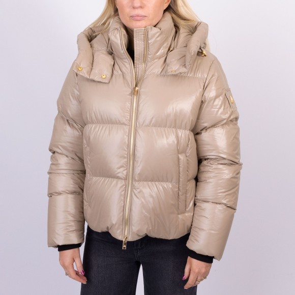 Moose Knuckles Womens Off-White Moonstone Gold Jacket main image