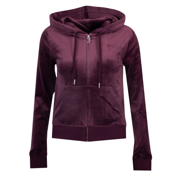 Juicy Couture Womens Purple Robertson Classic Hoody main image