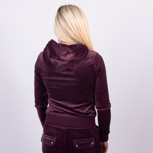 Juicy Couture Womens Purple Robertson Classic Hoody main image