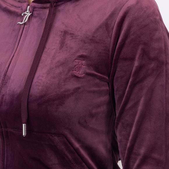 Juicy Couture Womens Purple Robertson Classic Hoody main image