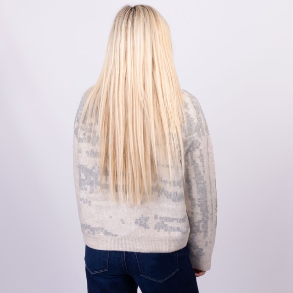 Rino & Pelle Womens Off-White Izzie Boxy Turtleneck Sweater main image