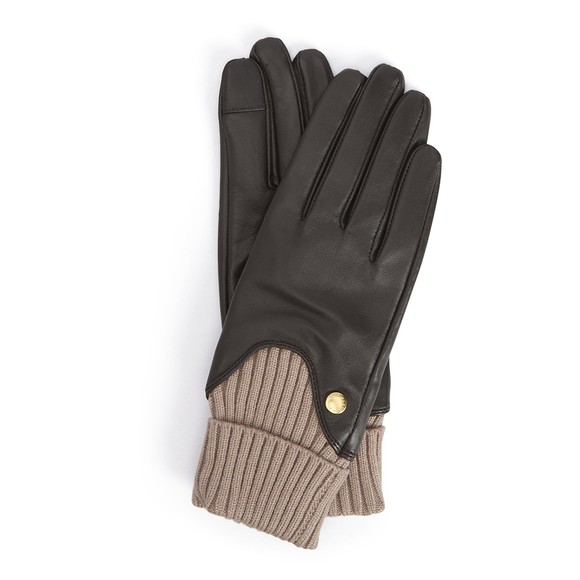Barbour Lifestyle Womens Brown Deanna Leather Glove main image