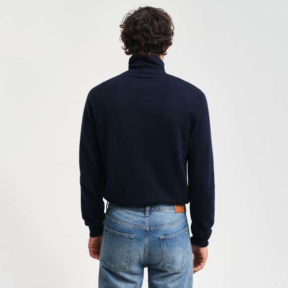 Gant Mens Blue Rollneck main image
