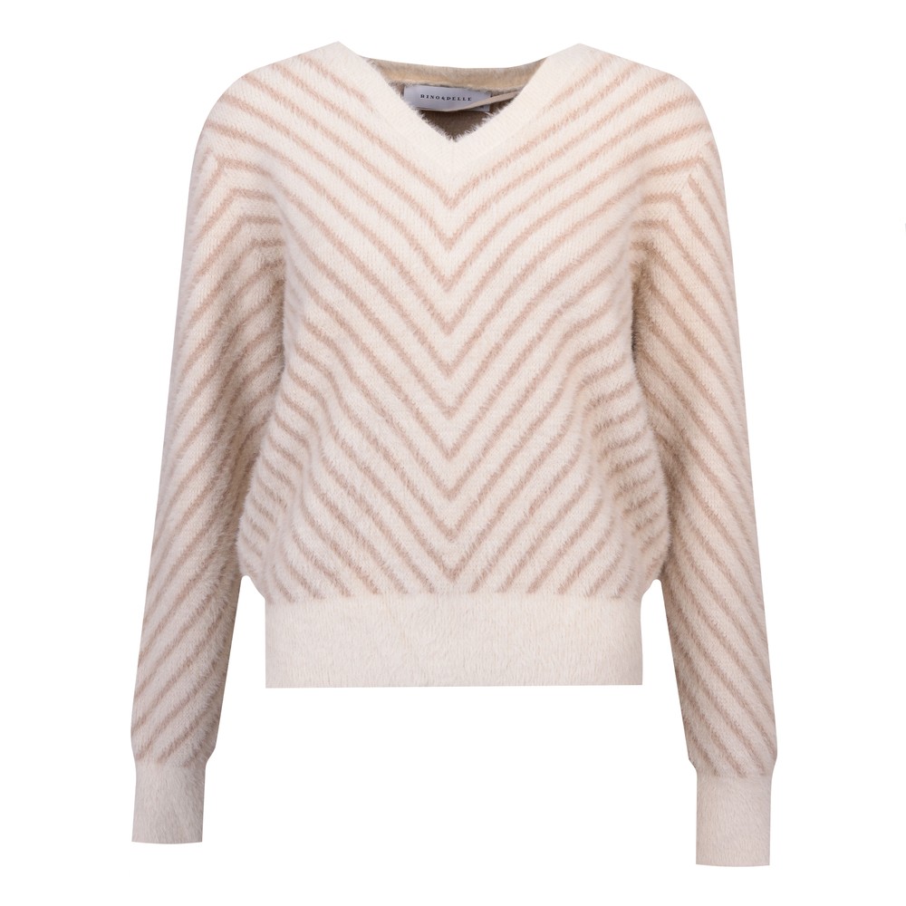 Raffi Knitted V Neck Sweater