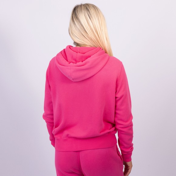 Polo Ralph Lauren Womens Pink Big Pony Lightweight Fleece Hoodie main image
