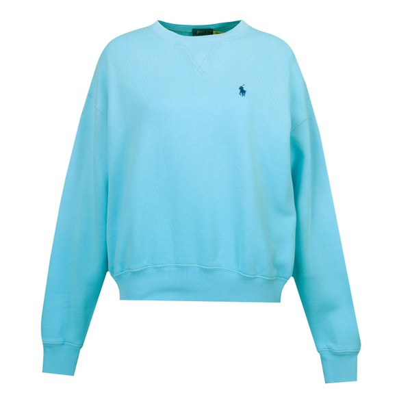Polo Ralph Lauren Womens Blue Fleece Crew Neck Sweatshirt main image